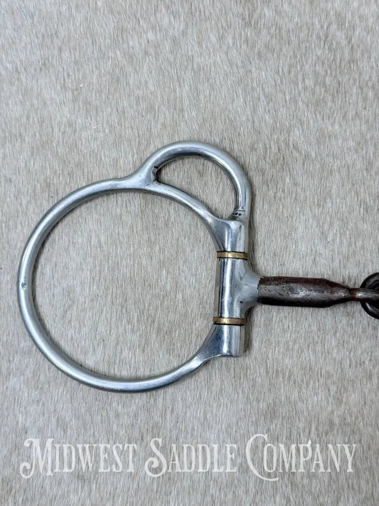 Reinsman 3 Piece Copper Roller Snaffle Dee 5” - Bit