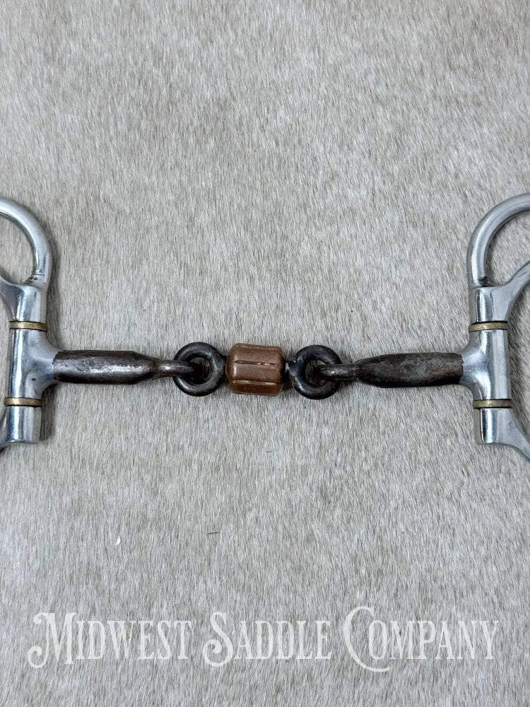 Reinsman 3 Piece Copper Roller Snaffle Dee 5” - Bit