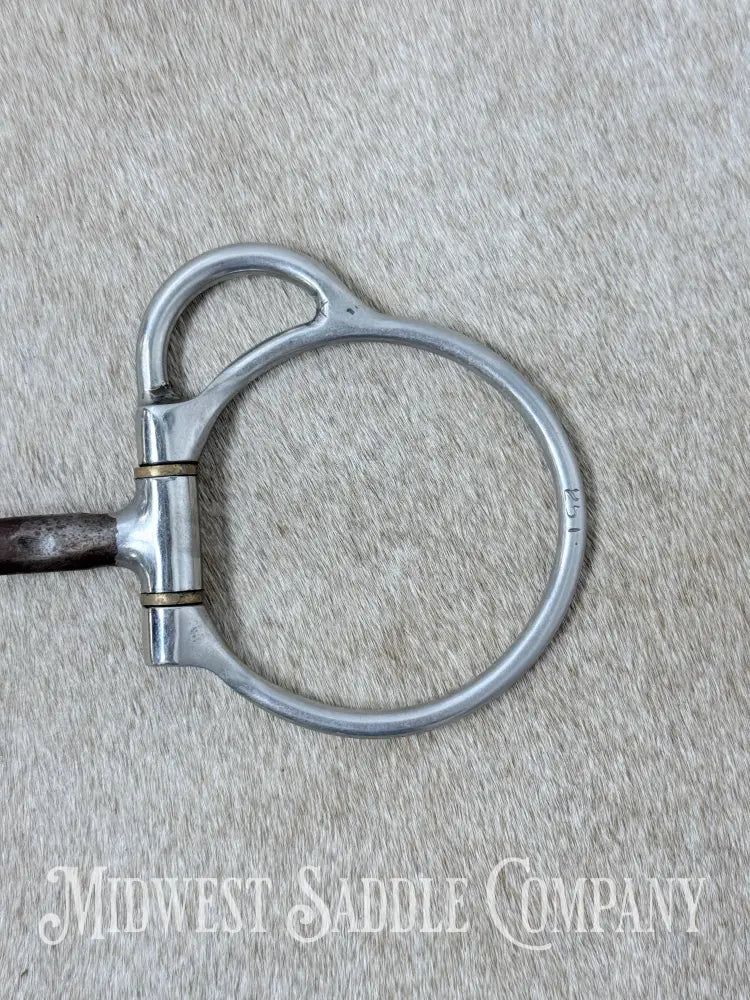 Reinsman 3 Piece Copper Roller Snaffle Dee 5” - Bit