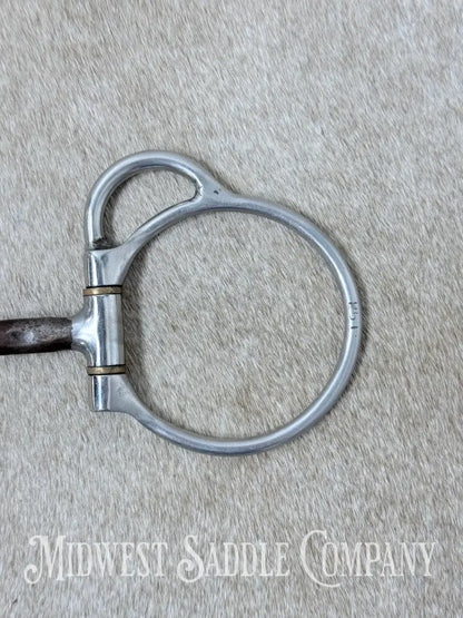 Reinsman 3 Piece Copper Roller Snaffle Dee 5” - Bit