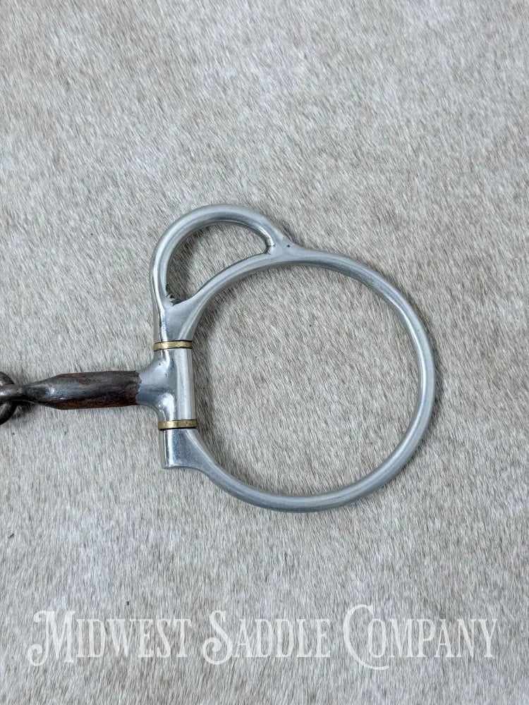 Reinsman 3 Piece Copper Roller Snaffle Dee 5” - Bit