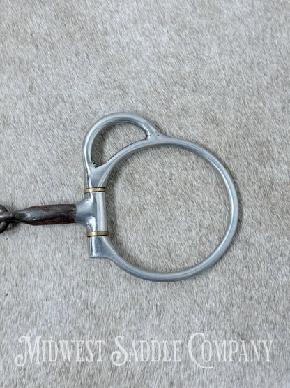 Reinsman 3 Piece Copper Roller Snaffle Dee 5” - Bit