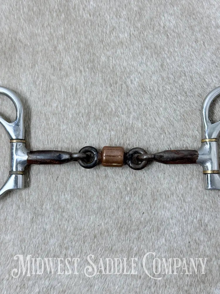 Reinsman 3 Piece Copper Roller Snaffle Dee 5” - Bit
