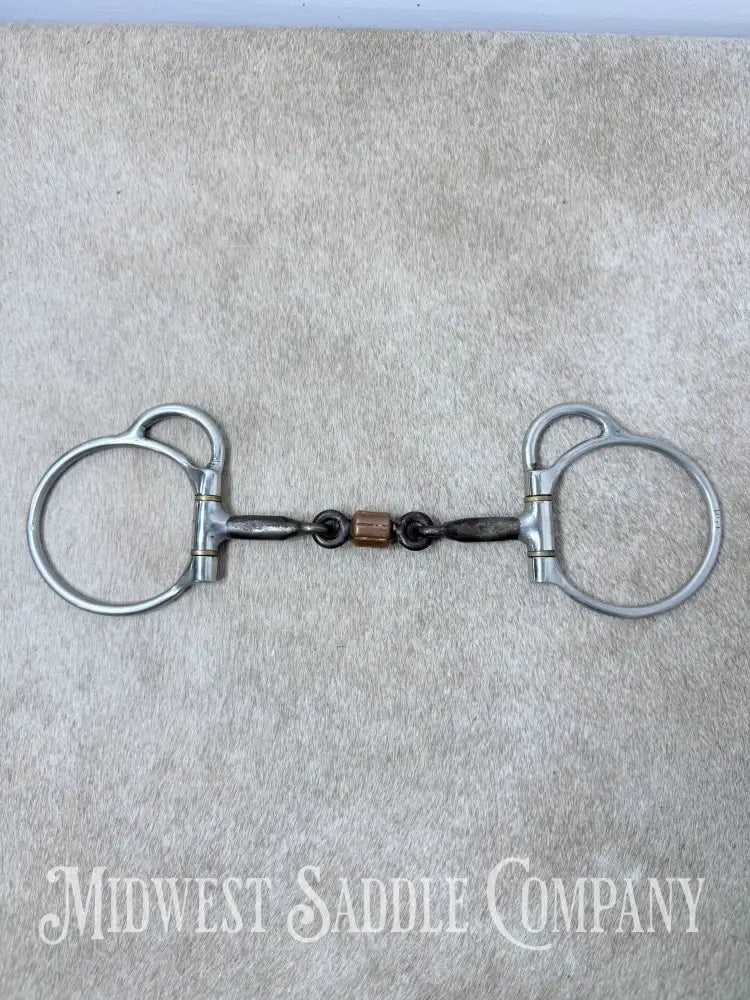 Reinsman 3 Piece Copper Roller Snaffle Dee 5” - Bit