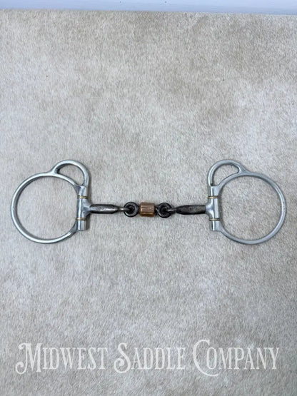 Reinsman 3 Piece Copper Roller Snaffle Dee 5” - Bit
