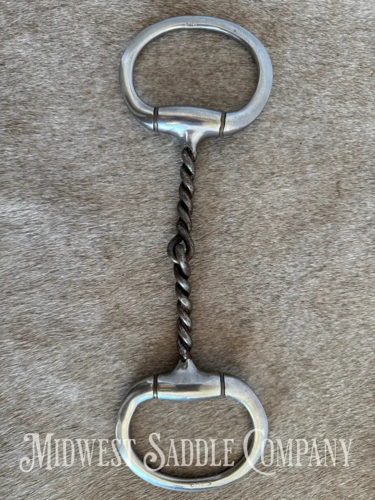 Reinsman 5” Medium Twisted Wire Sweet Iron Western Horse Snaffle Bit Bit