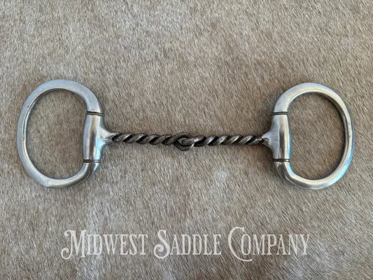 Reinsman 5” Medium Twisted Wire Sweet Iron Western Horse Snaffle Bit Bit
