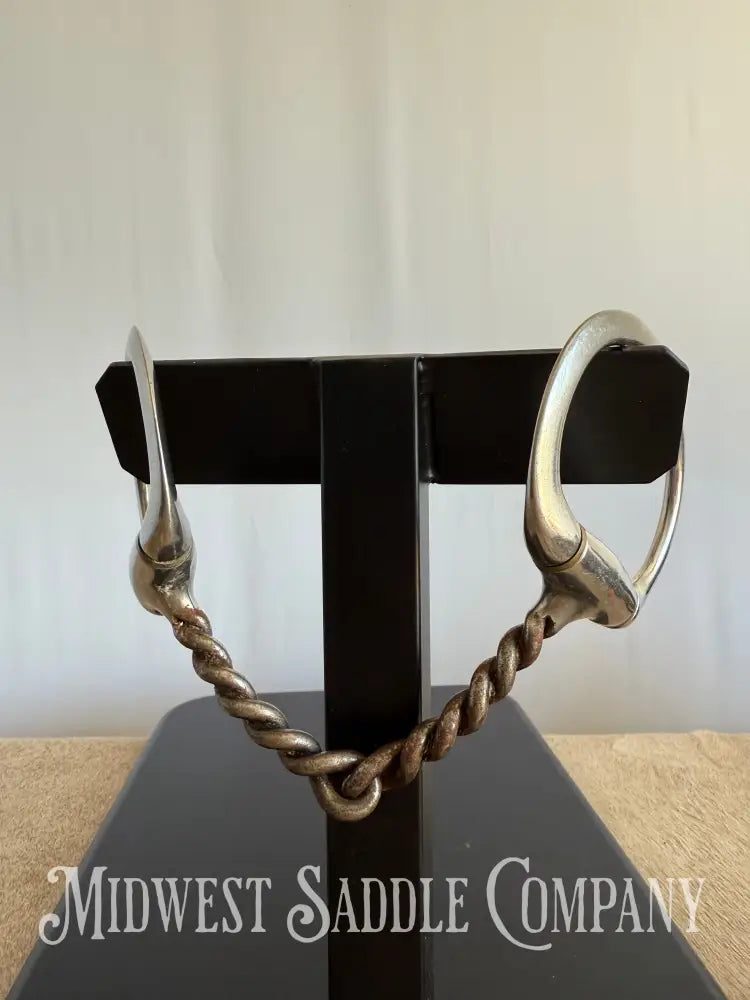 Reinsman 5” Medium Twisted Wire Sweet Iron Western Horse Snaffle Bit Bit