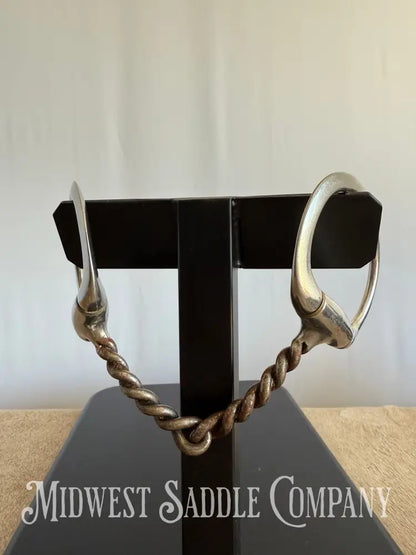 Reinsman 5” Medium Twisted Wire Sweet Iron Western Horse Snaffle Bit Bit