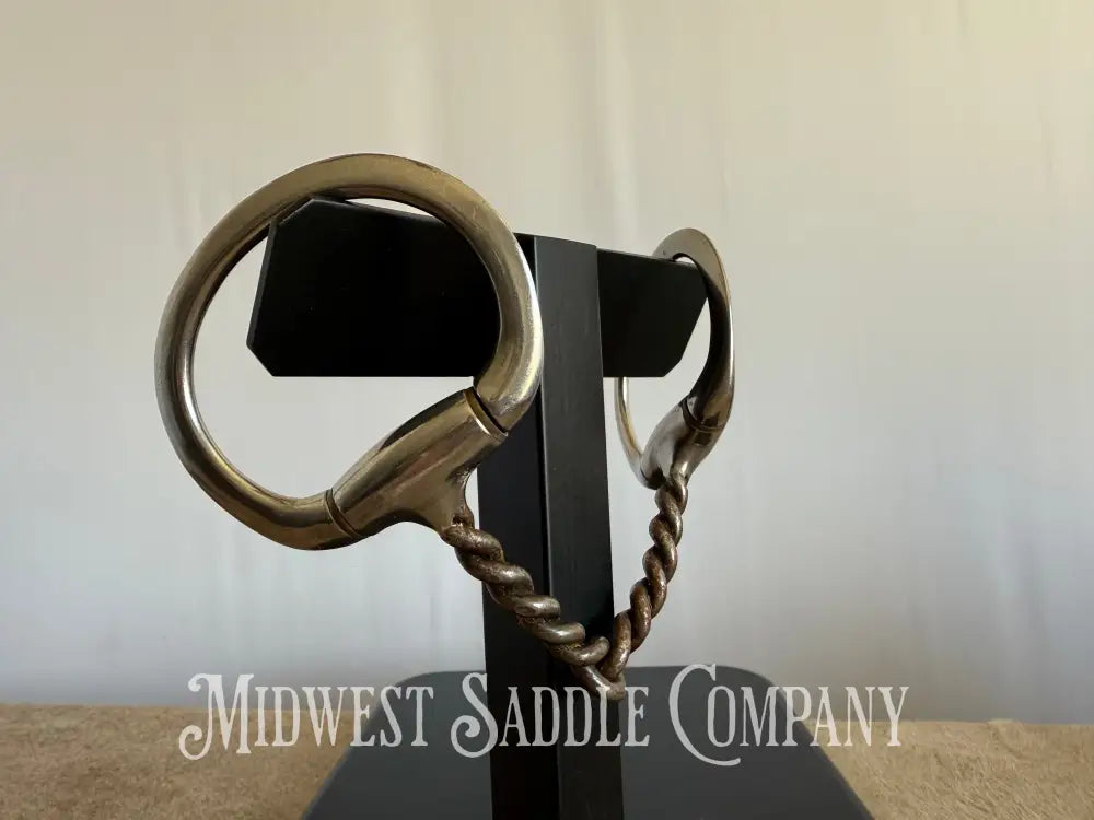 Reinsman 5” Medium Twisted Wire Sweet Iron Western Horse Snaffle Bit Bit