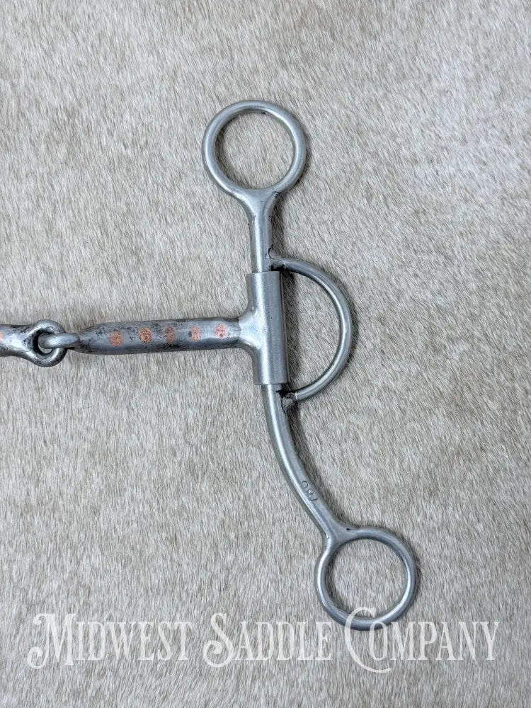 Reinsman D & L Reiner 7/16’’ Double Five Sweet Iron Single Joint Bit 5’’ Mouth 780 - Bit