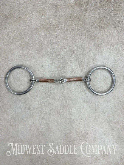 Reinsman Stage A Traditional Loose O Ring Copper Snaffle Bit Bit