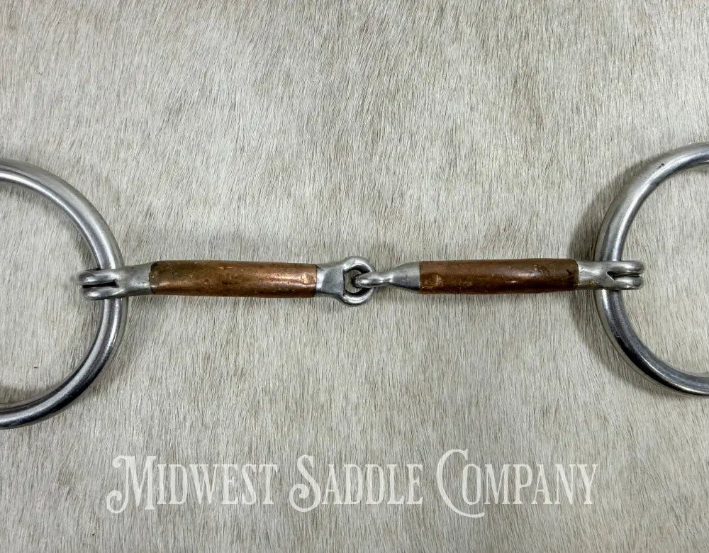 Reinsman Stage A Traditional Loose O Ring Copper Snaffle Bit Bit