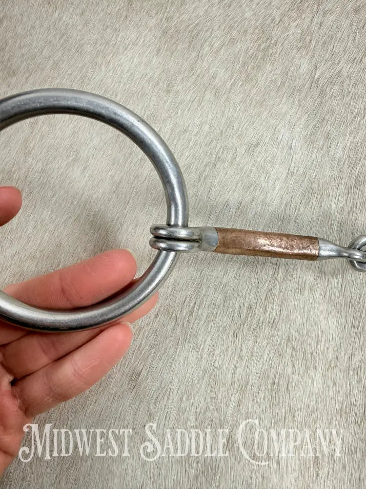 Reinsman Stage A Traditional Loose O Ring Copper Snaffle Bit Bit
