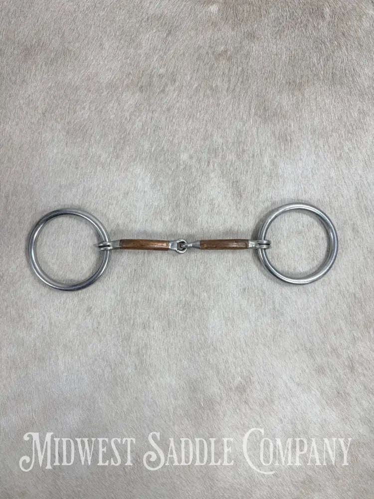 Reinsman Stage A Traditional Loose O Ring Copper Snaffle Bit Bit