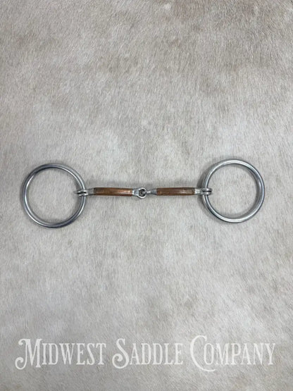 Reinsman Stage A Traditional Loose O Ring Copper Snaffle Bit Bit