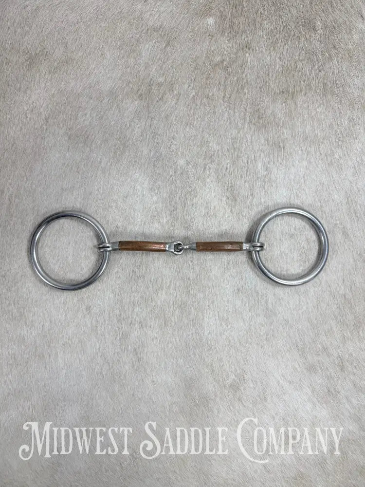 Reinsman Stage A Traditional Loose O Ring Copper Snaffle Bit Bit