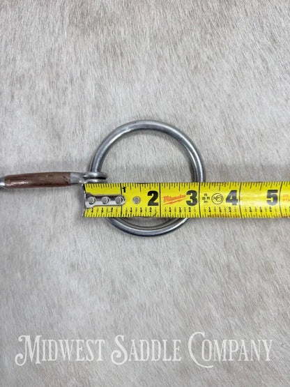 Reinsman Stage A Traditional Loose O Ring Copper Snaffle Bit Bit