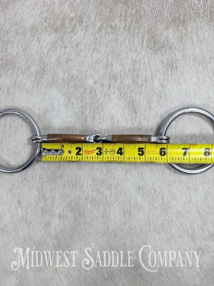 Reinsman Stage A Traditional Loose O Ring Copper Snaffle Bit Bit