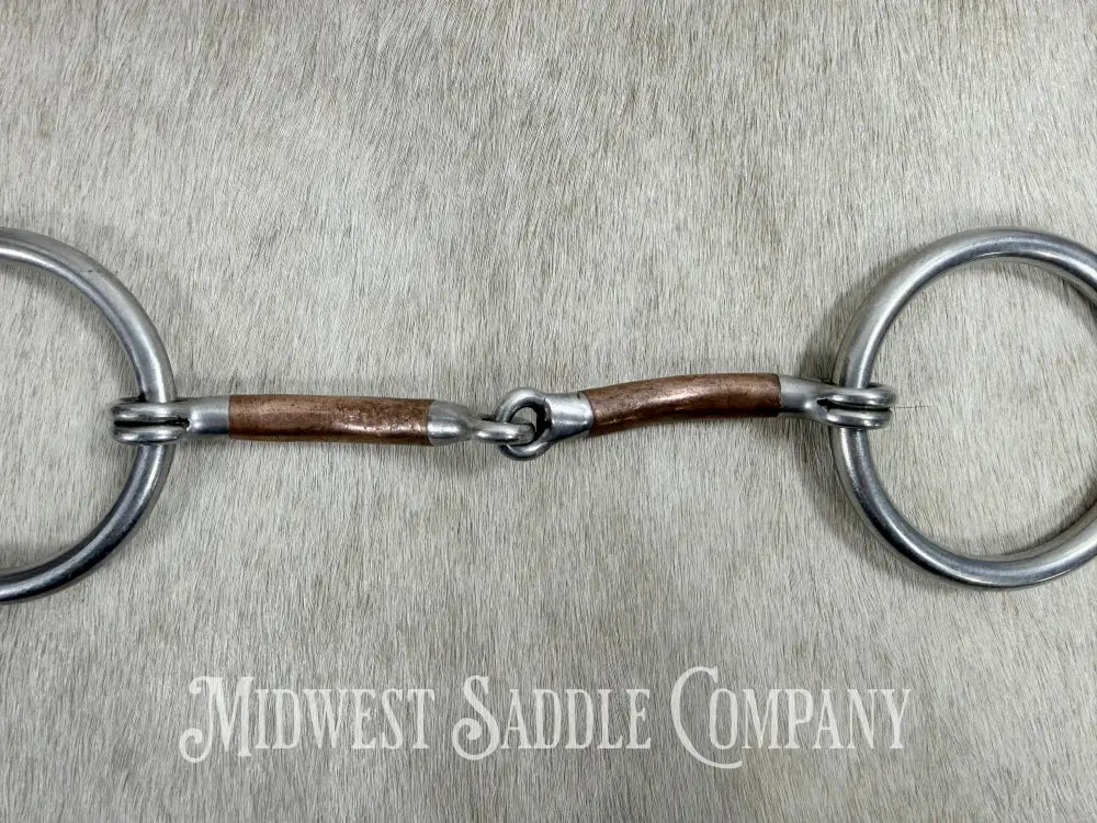Reinsman Stage A Traditional Loose O Ring Copper Snaffle Bit Bit