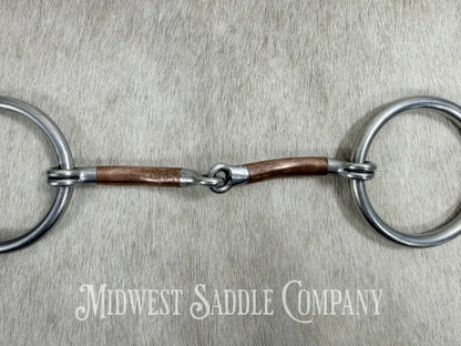 Reinsman Stage A Traditional Loose O Ring Copper Snaffle Bit Bit
