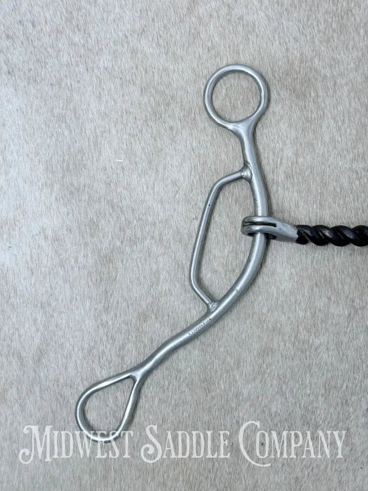 Ricky Trammel Sweet Iron Twisted Wire Lift Gag Bit 4.75” - Bit