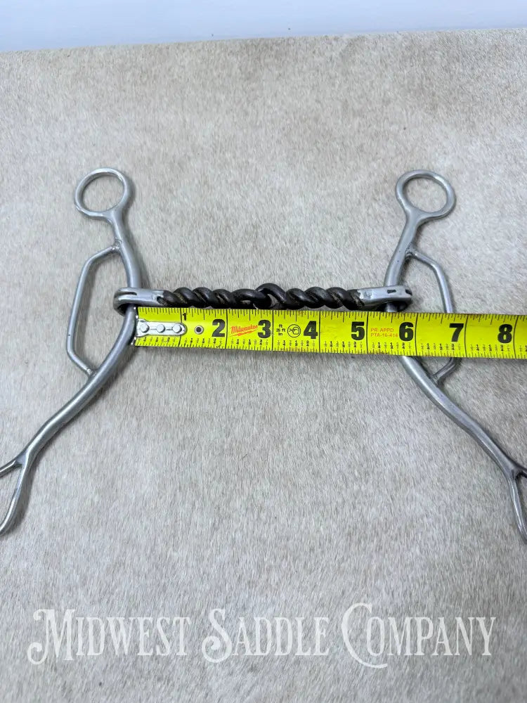 Ricky Trammel Sweet Iron Twisted Wire Lift Gag Bit 4.75” - Bit