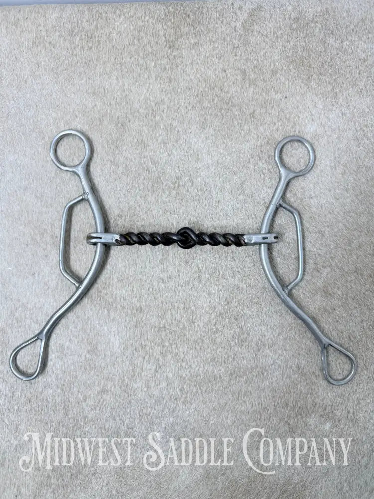 Ricky Trammel Sweet Iron Twisted Wire Lift Gag Bit 4.75” - Bit