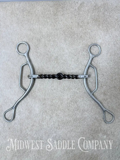 Ricky Trammel Sweet Iron Twisted Wire Lift Gag Bit 4.75” - Bit