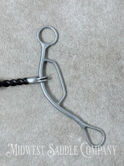Ricky Trammel Sweet Iron Twisted Wire Lift Gag Bit 4.75” - Bit