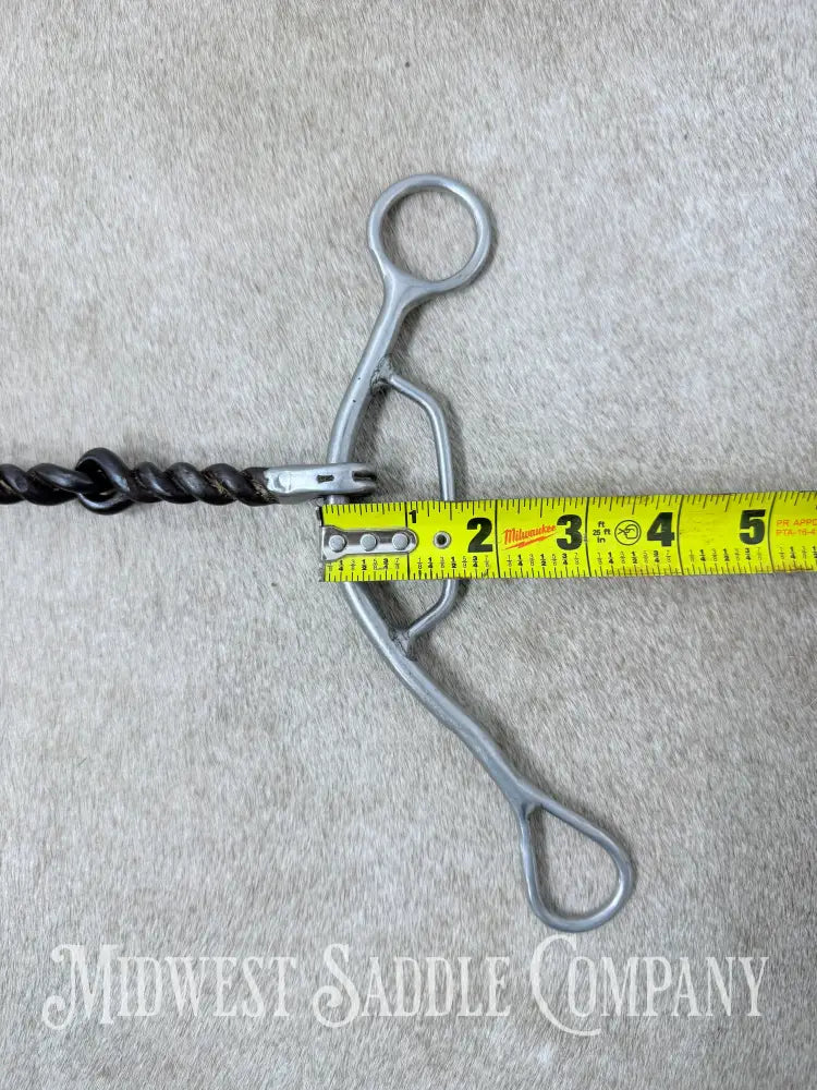Ricky Trammel Sweet Iron Twisted Wire Lift Gag Bit 4.75” - Bit