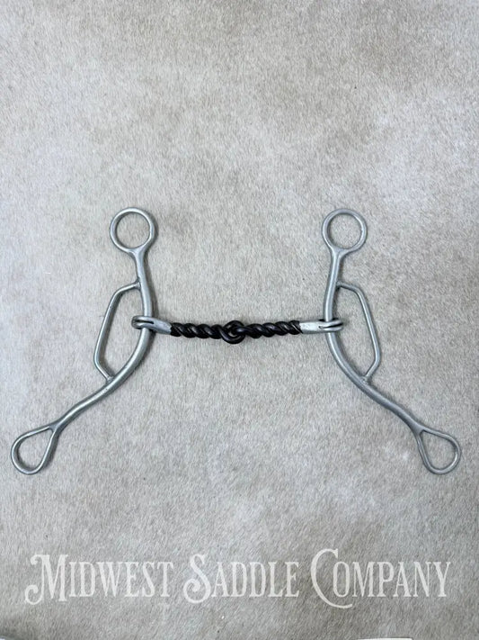 Ricky Trammel Sweet Iron Twisted Wire Lift Gag Bit 4.75” - Bit