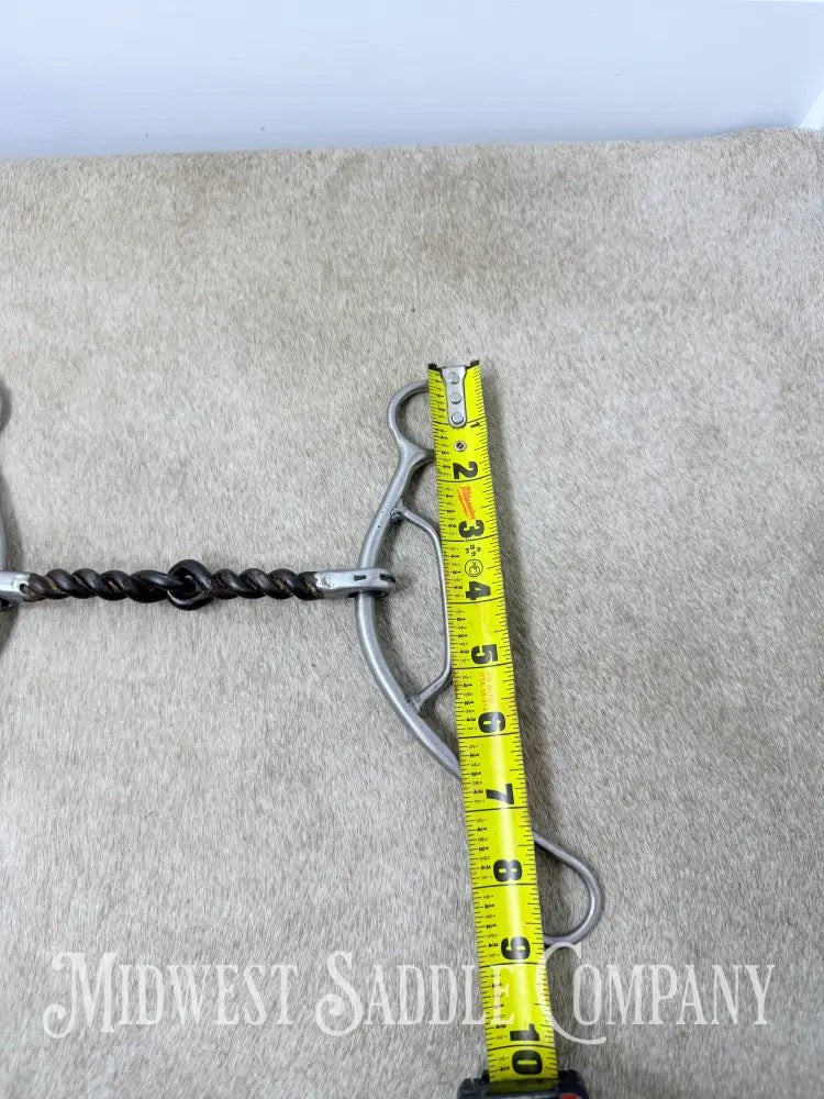 Ricky Trammel Sweet Iron Twisted Wire Lift Gag Bit 4.75” - Bit