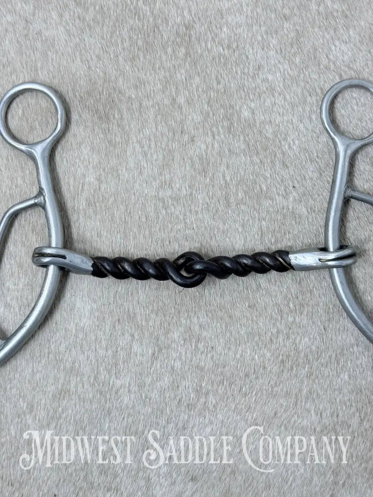 Ricky Trammel Sweet Iron Twisted Wire Lift Gag Bit 4.75” - Bit