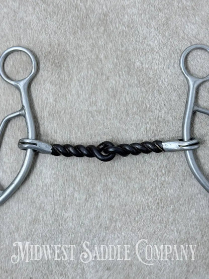 Ricky Trammel Sweet Iron Twisted Wire Lift Gag Bit 4.75” - Bit