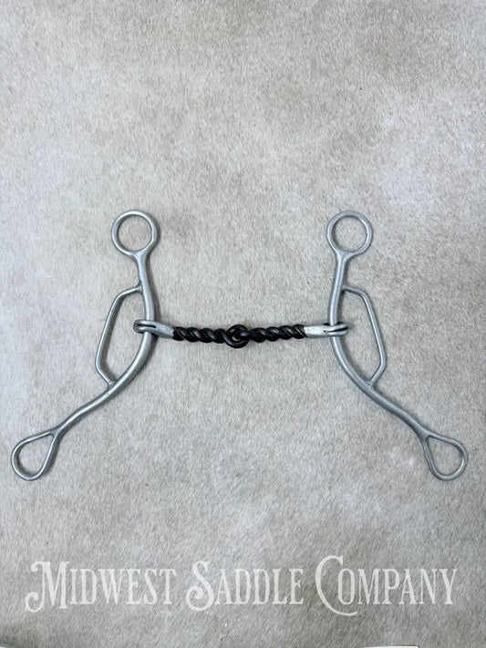 Ricky Trammel Sweet Iron Twisted Wire Lift Gag Bit 4.75” - Bit
