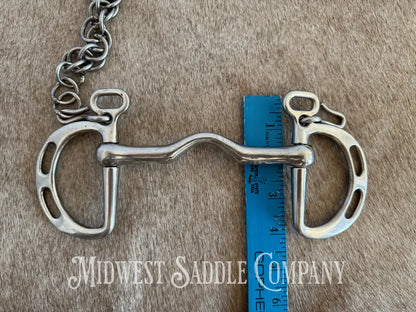 Slotted Cheek Port Mouth Kimberwick English Horse Bit Bit