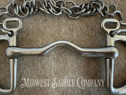 Slotted Cheek Port Mouth Kimberwick English Horse Bit Bit