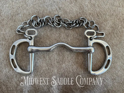Slotted Cheek Port Mouth Kimberwick English Horse Bit Bit