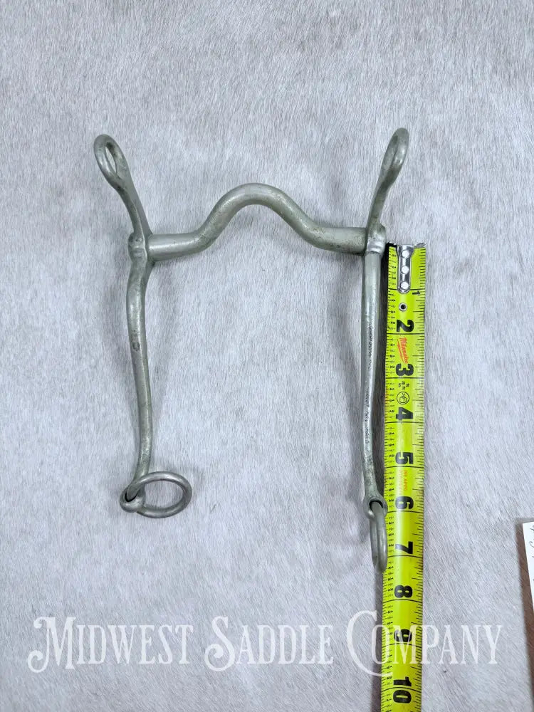 Solid Nickel Medium Port Walking Horse Curb Bit Made in England 4.75” Bit