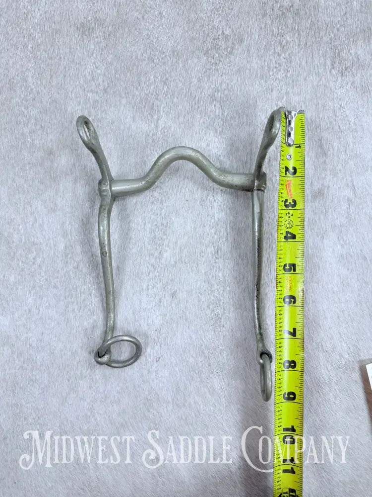 Solid Nickel Medium Port Walking Horse Curb Bit Made in England 4.75” Bit