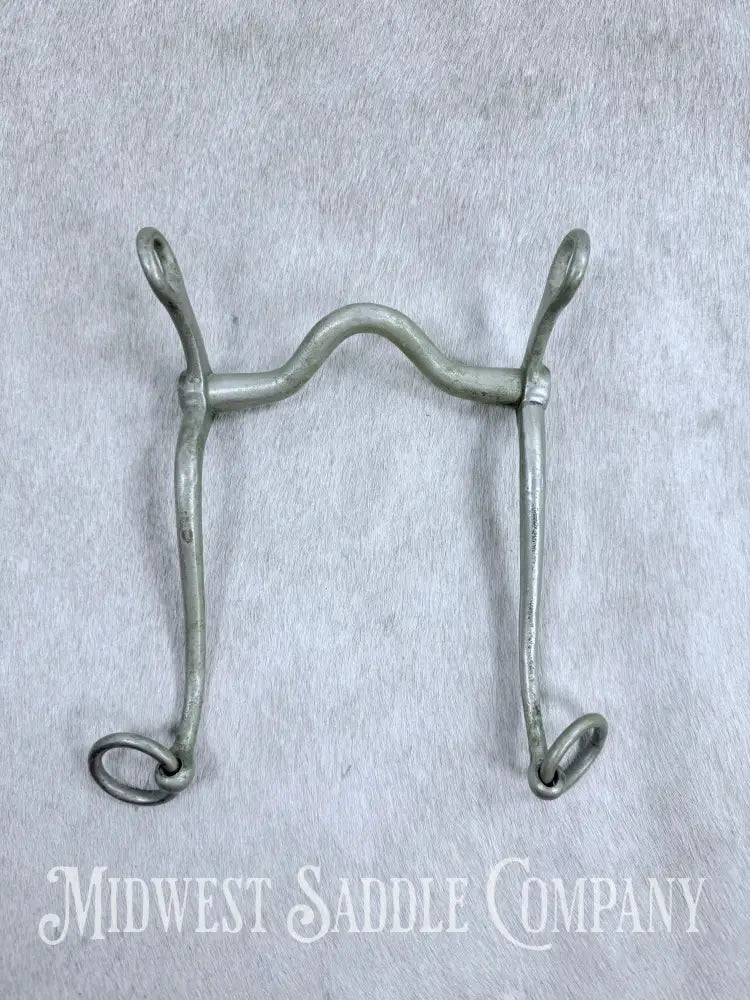 Solid Nickel Medium Port Walking Horse Curb Bit Made in England 4.75” Bit