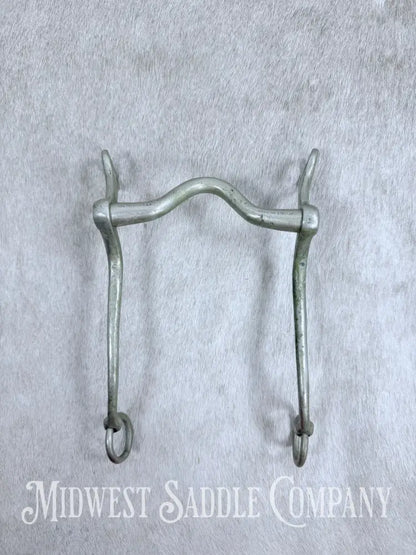 Solid Nickel Medium Port Walking Horse Curb Bit Made in England 4.75” Bit