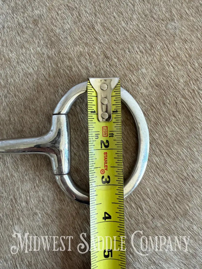 Stainless Steel Eggbutt Horse Snaffle Bit