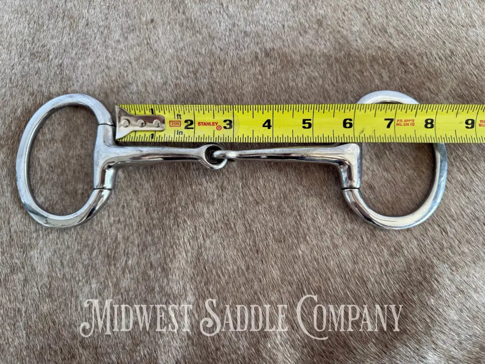 Stainless Steel Eggbutt Horse Snaffle Bit