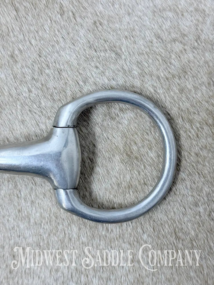 Stainless Steel Thick Eggbutt Pony Snaffle Bit 4.5” - Bit