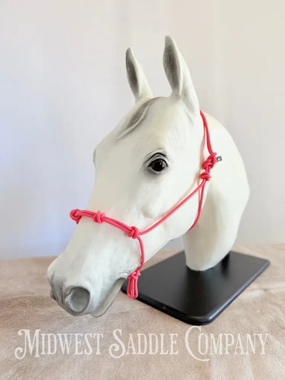 Sundance Rope Halters Pink Training Halter 4 Knots - Yearling Size Halter