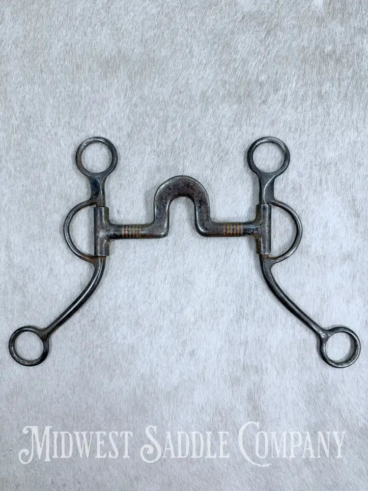High Port Sweet Iron Loomis Shank Correction Bit 5”