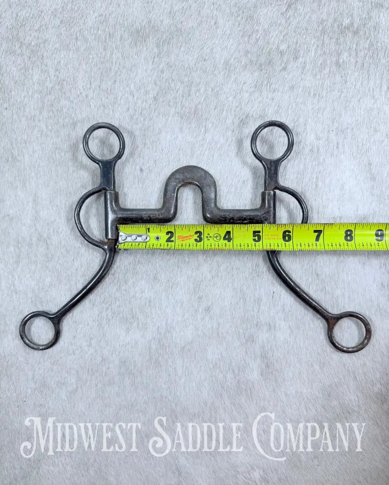 High Port Sweet Iron Loomis Shank Correction Bit 5”
