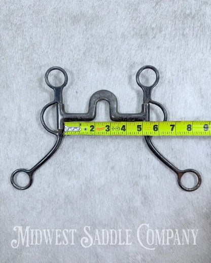 High Port Sweet Iron Loomis Shank Correction Bit 5”